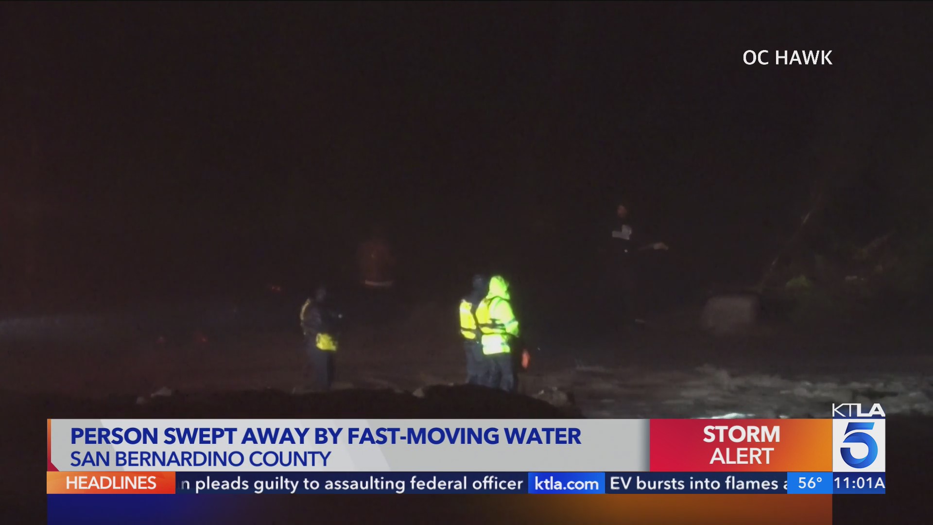 Person swept away by floodwaters in San Bernardino County found dead ...
