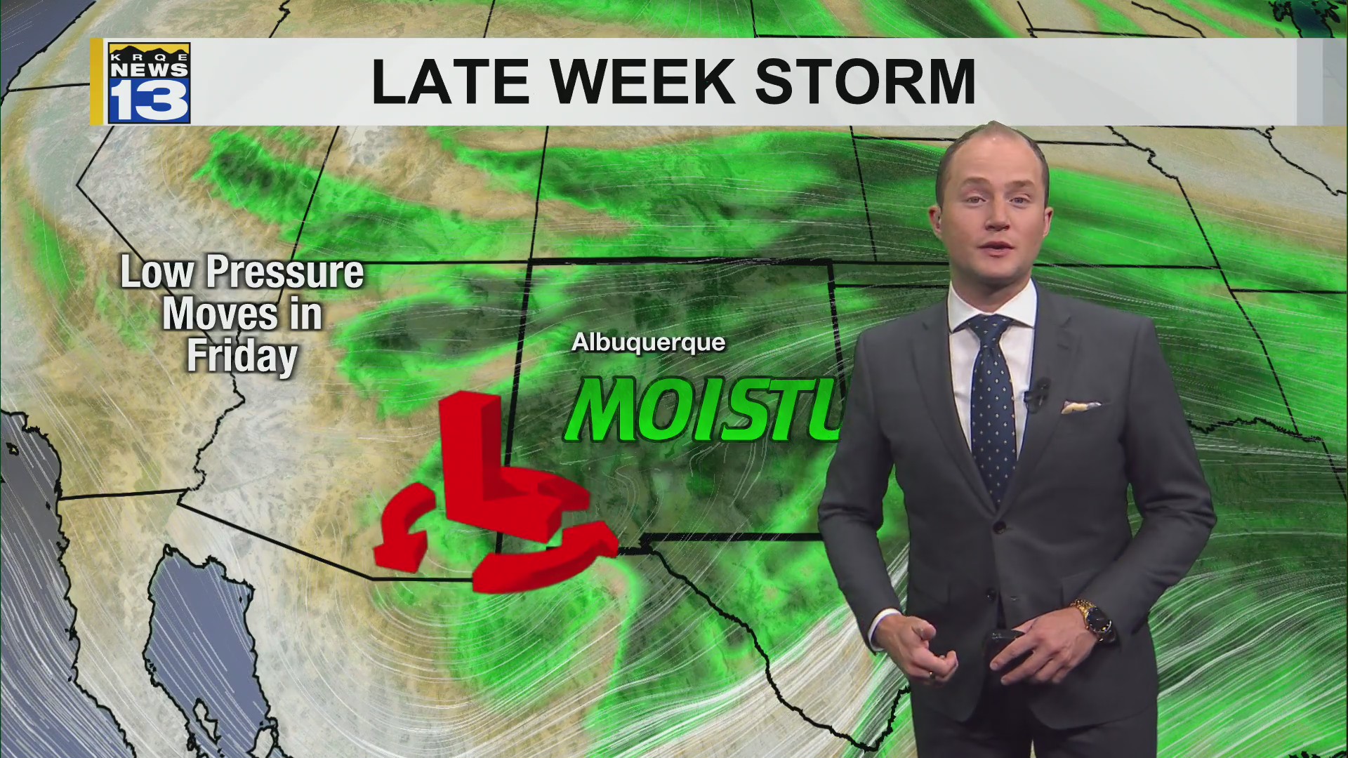 Fire danger lowers as rain and mountain snow moves in by Friday – KRQE ...