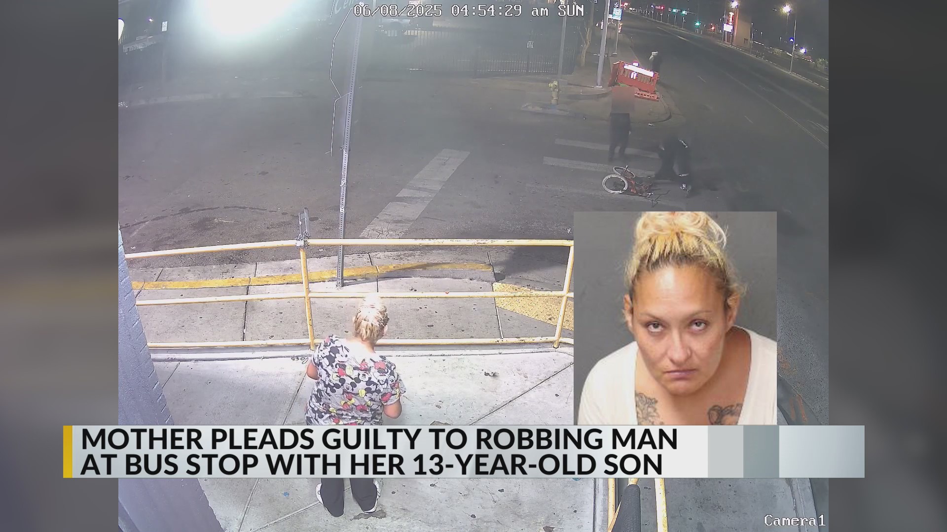 Mother pleads guilty to robbing man at Albuquerque bus stop with her ...