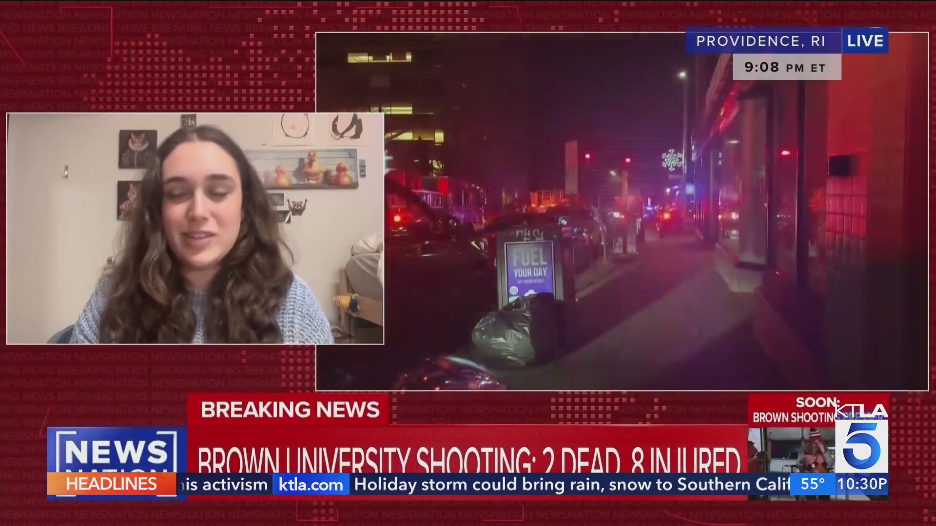 Brown University student from SoCal survives second school shooting – KTLA