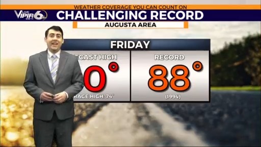 Record-breaking heat possible in the CSRA on Friday – WJBF