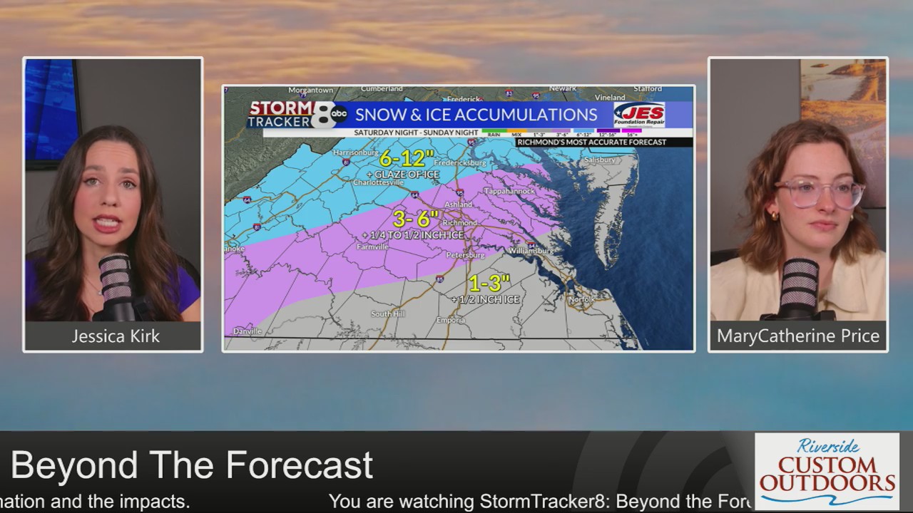 StormTracker8 Beyond the Forecast: The dangers of ice – WRIC ABC 8News