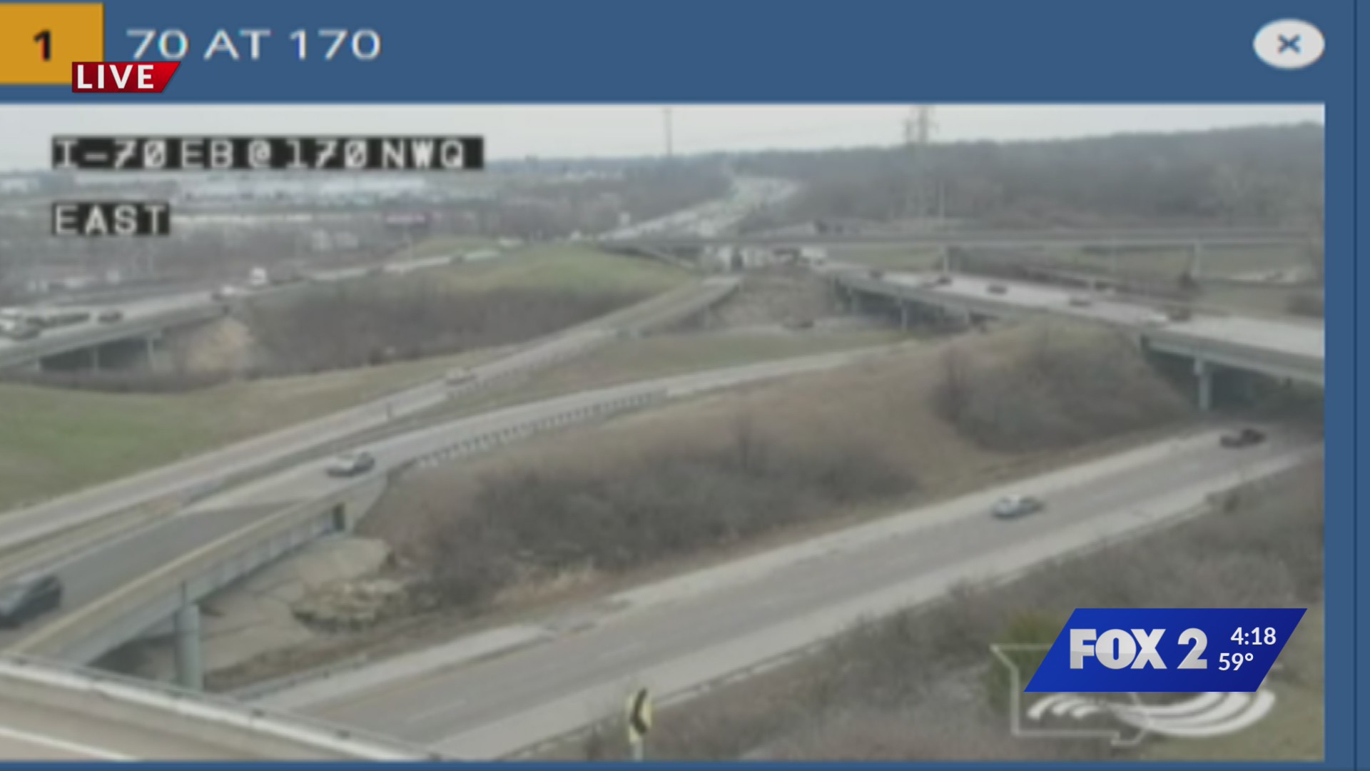 Possible road rage shooting on I-70 leaves one injured – FOX 2