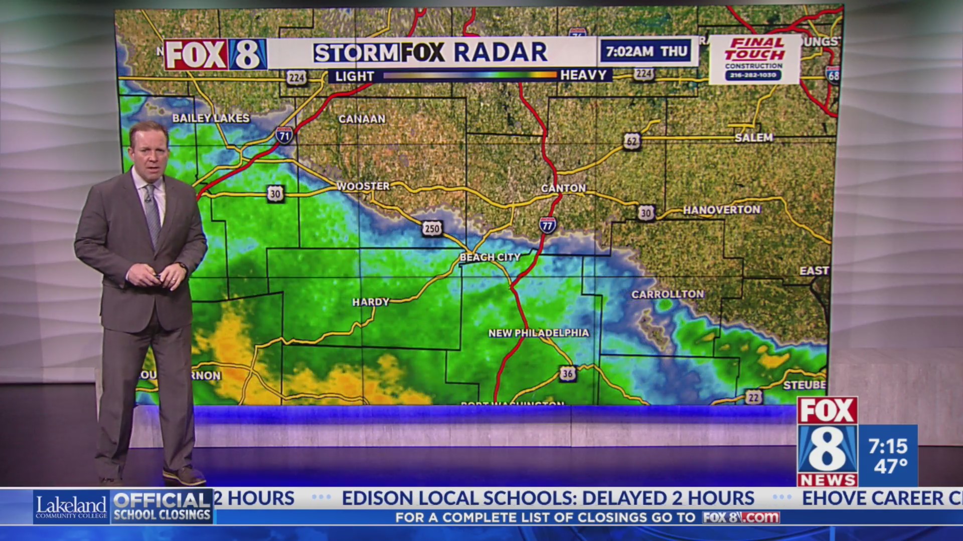 TRACKING: Widespread, steady rain pushing into NE Ohio – Fox 8 ...