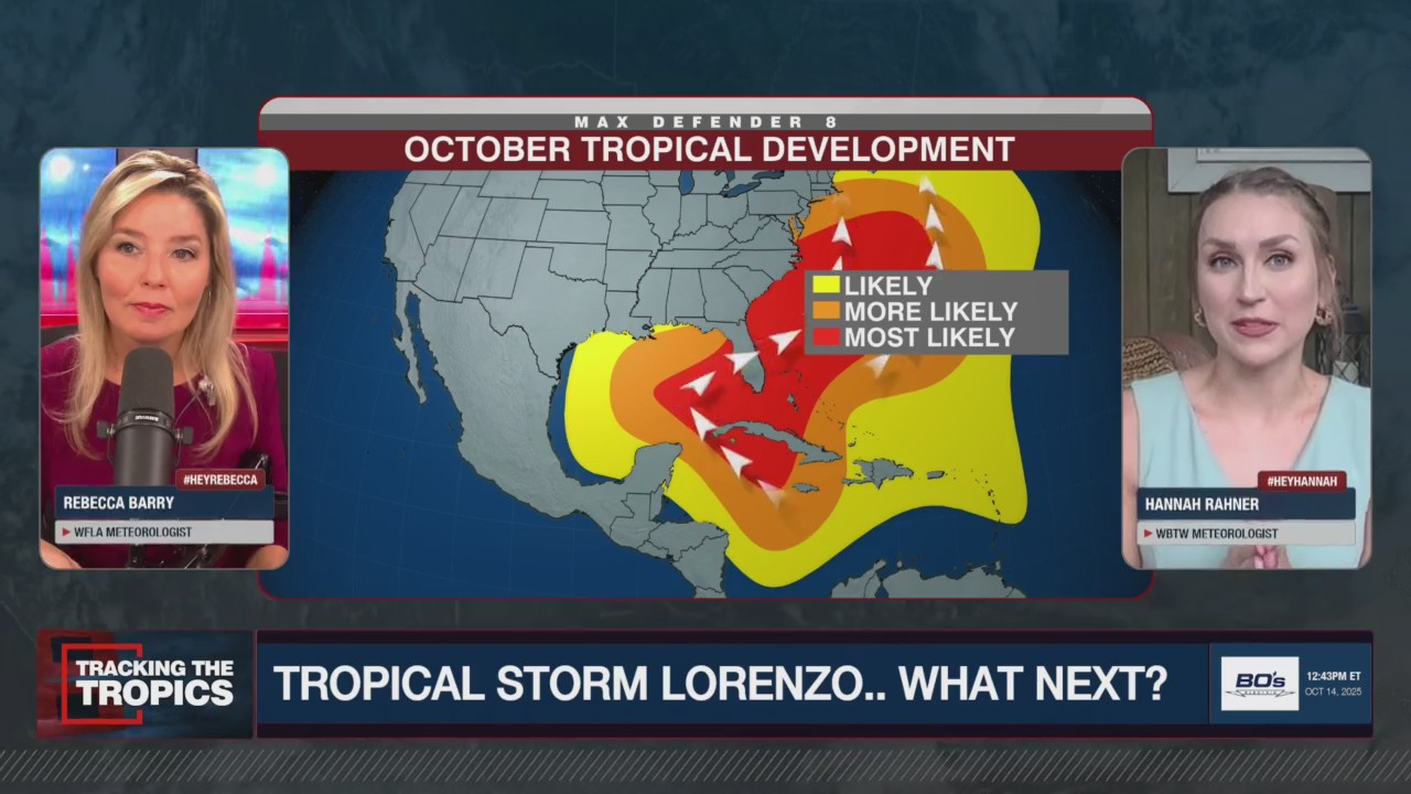 NHC continues to monitor Tropical Storm Lorenzo... What's next? | Tracking the Tropics NHC continues to monitor Tropical Storm Lorenzo... What's next? | Tracking the Tropics