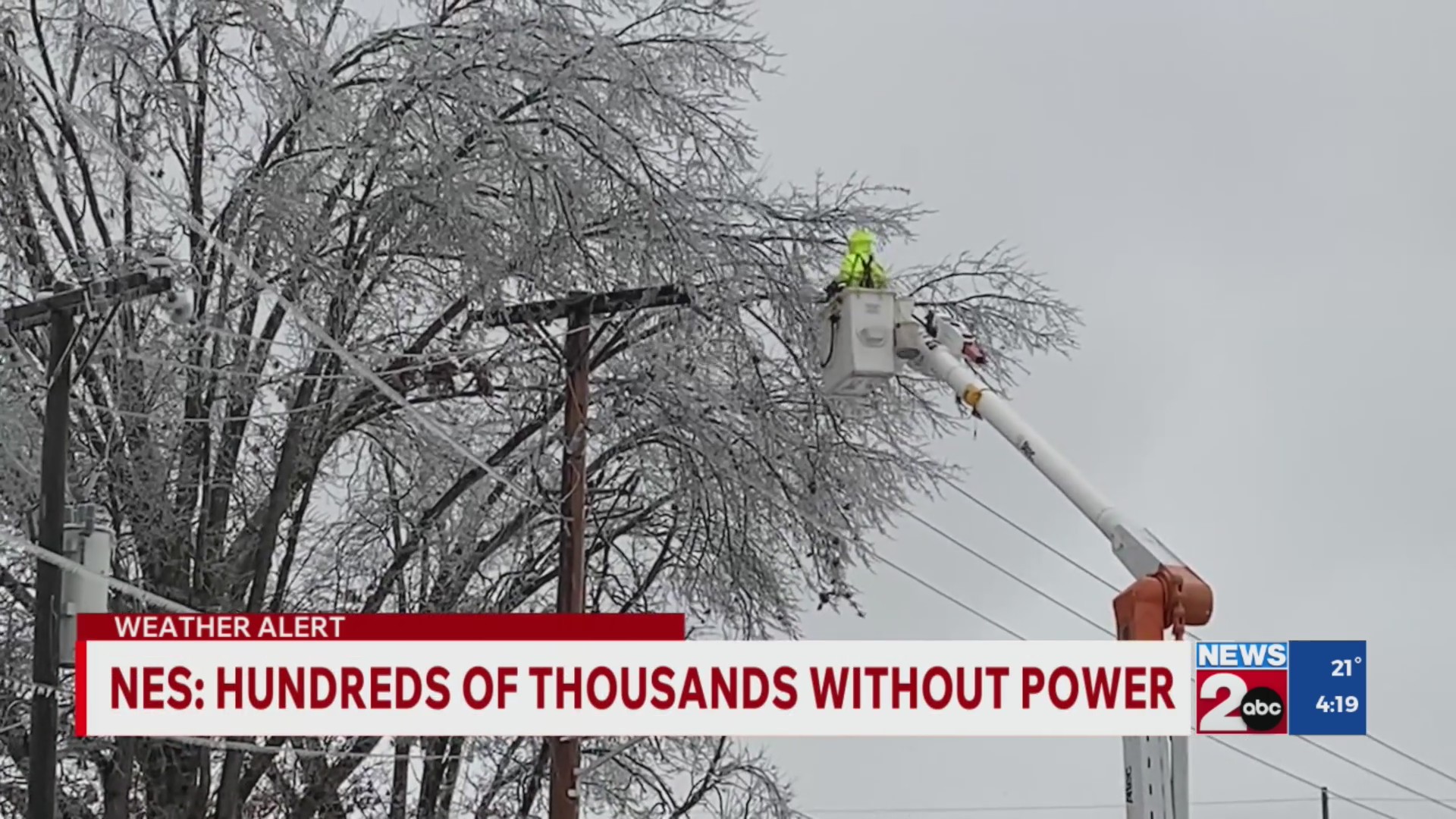 NES: Hundreds of thousands without power in Nashville – WKRN News 2