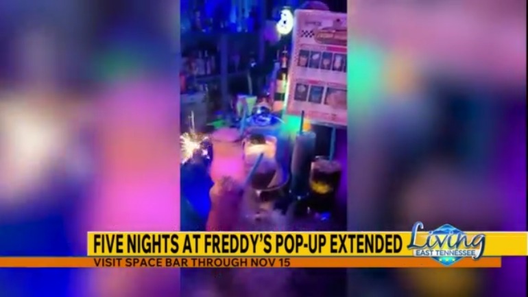 Five Nights at Freddy's Haunting Menu at Space Bar