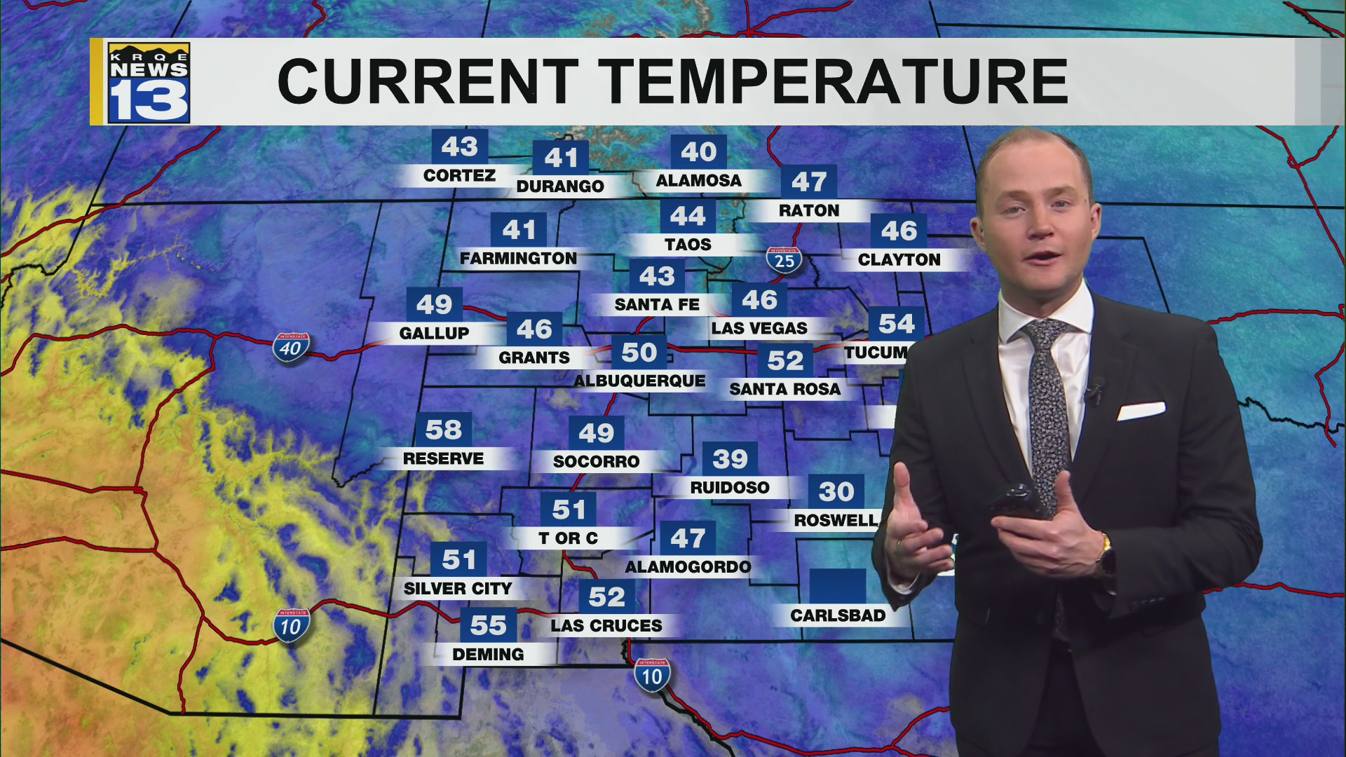 Warmer temperatures slowly return to New Mexico – KRQE NEWS 13 ...