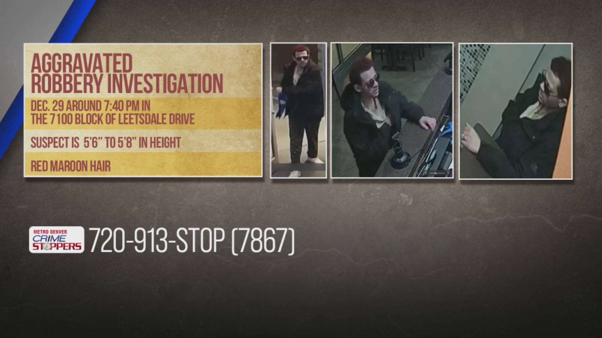 Denver police looking for aggravated robbery suspect – FOX31 Denver