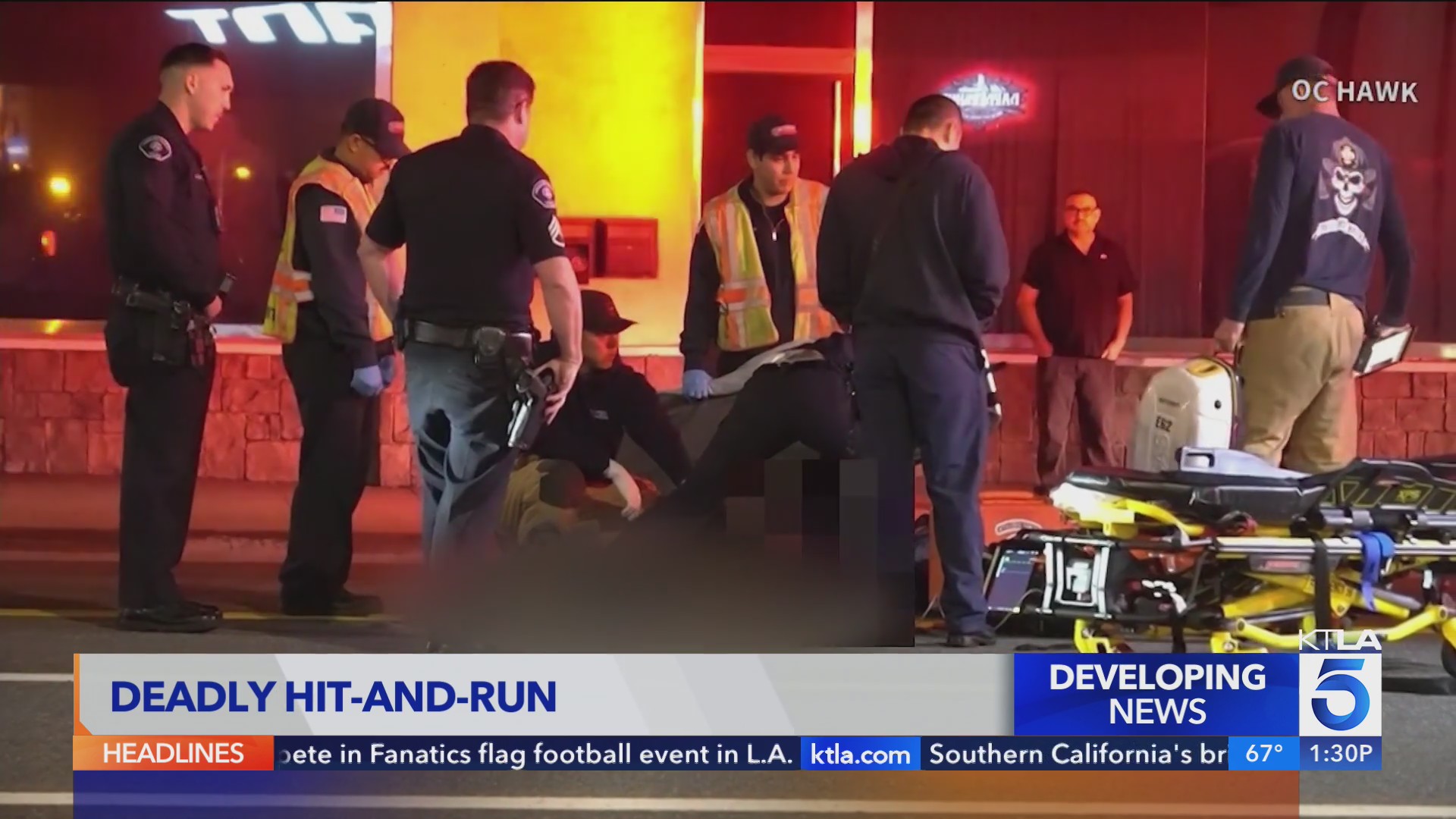 Car found abandoned after fatal Orange County hit-and-run, suspect ...