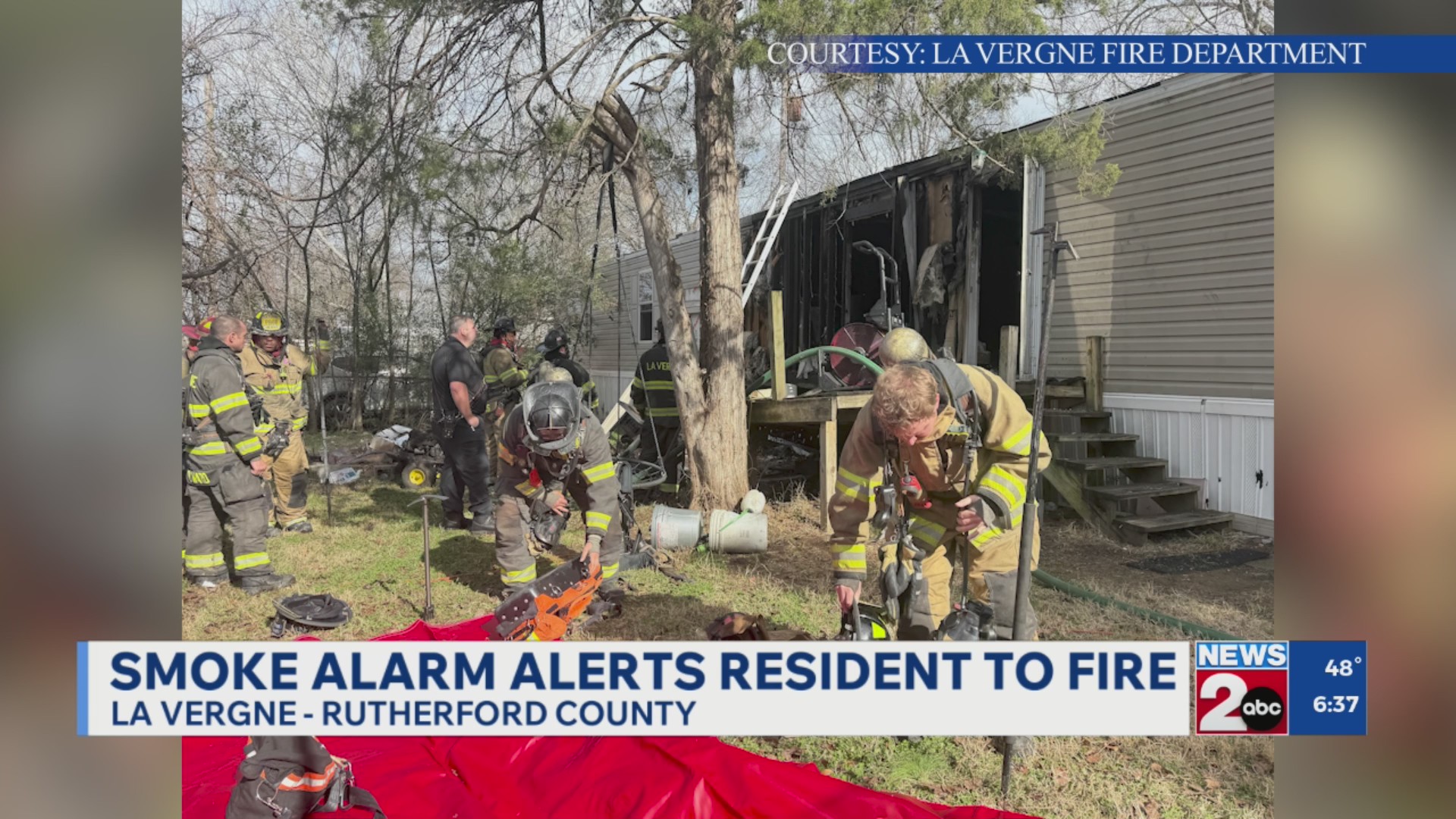 Smoke alarm alerts residents to La Vergne fire – WKRN News 2