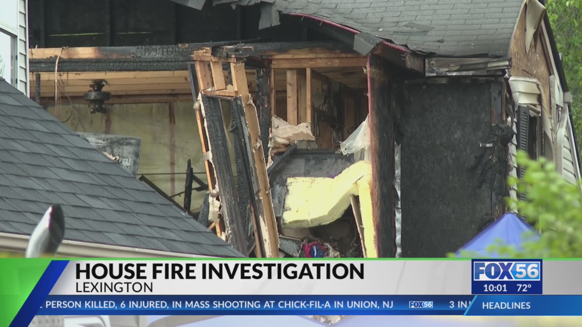 Investigators suspect explosion as cause of Lexington house fire, 1 in ...