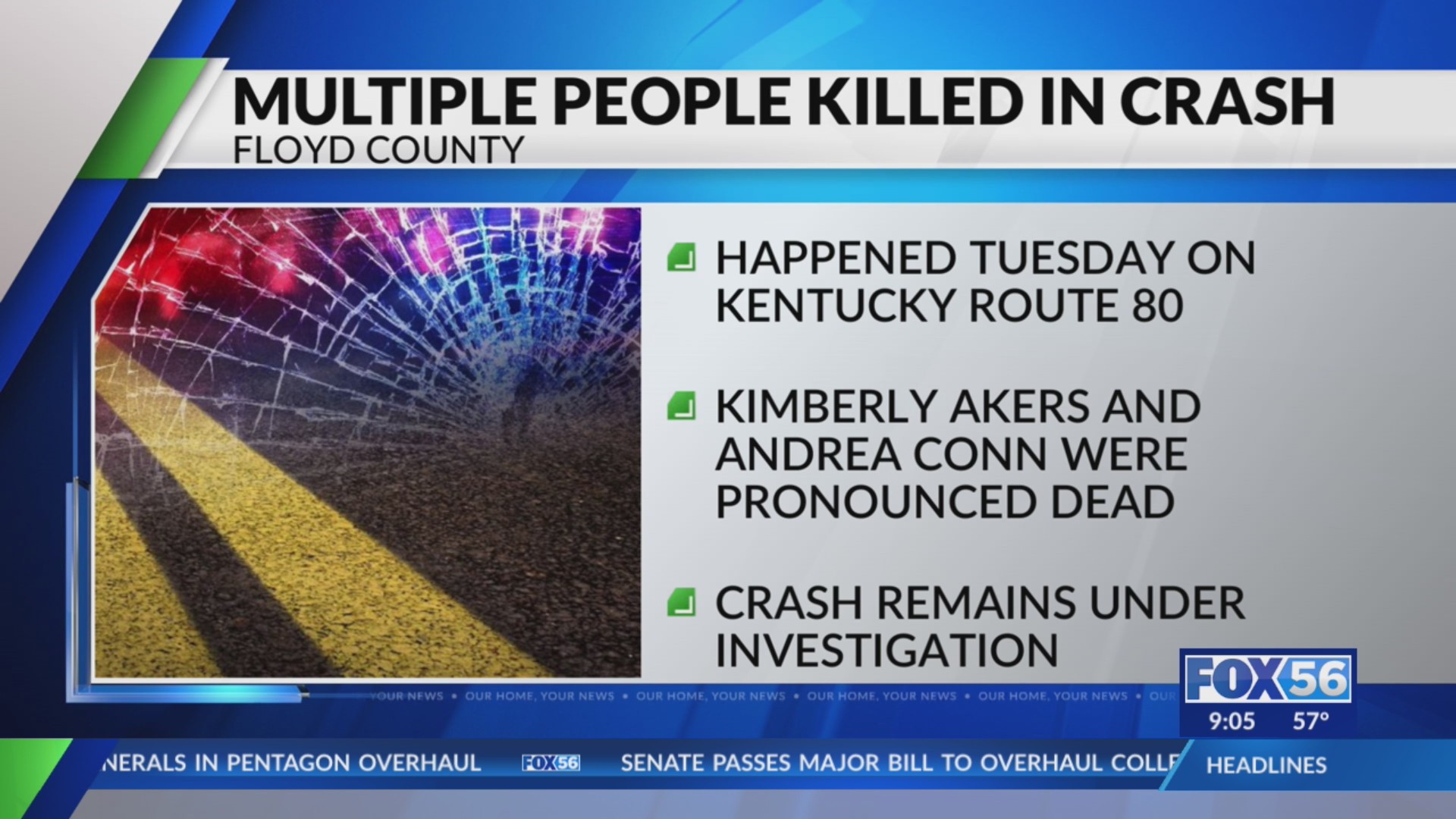 2 women killed in Floyd County 3-vehicle crash, state police say – FOX ...