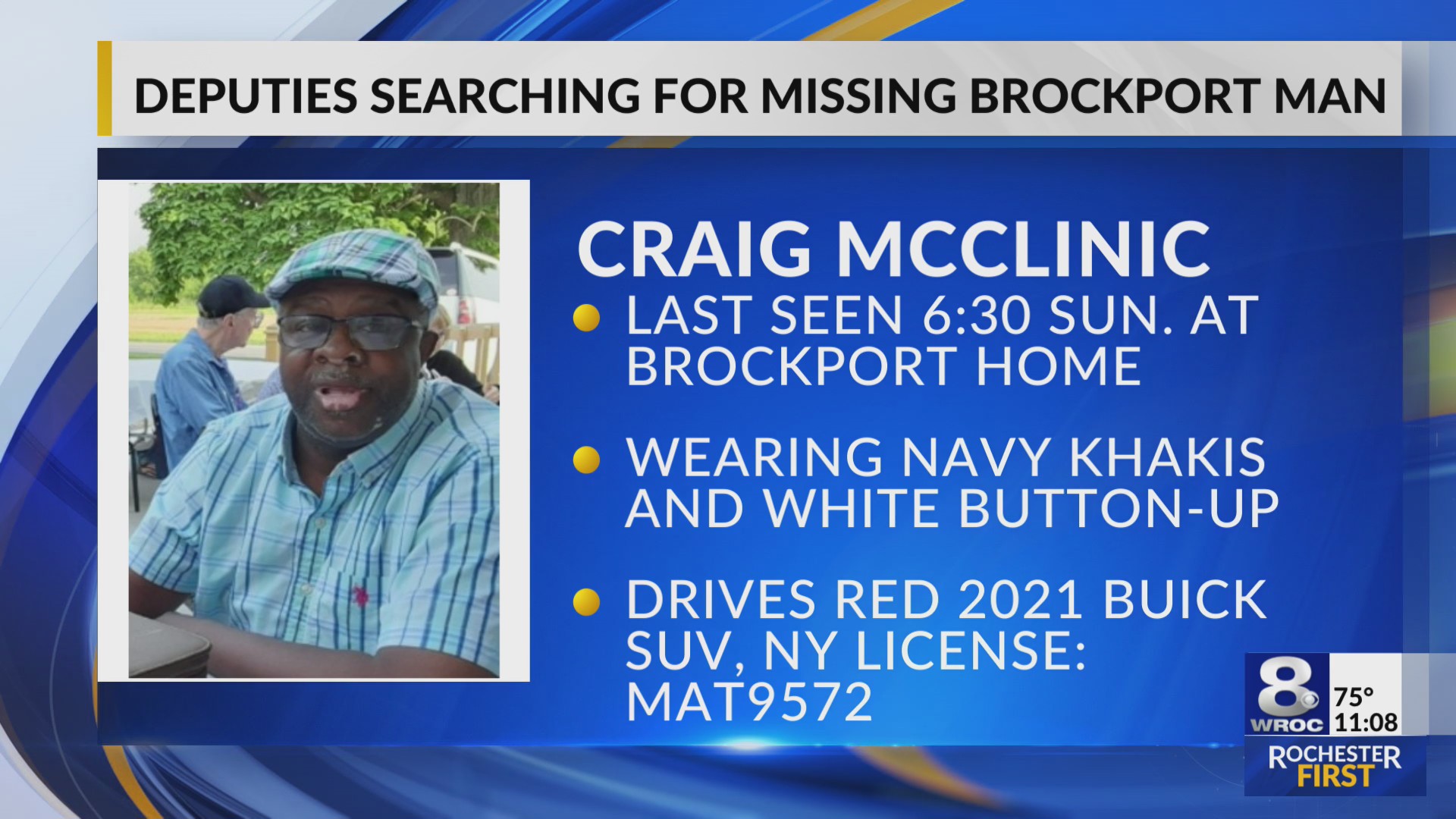 Monroe County deputies searching for missing Brockport man – RochesterFirst