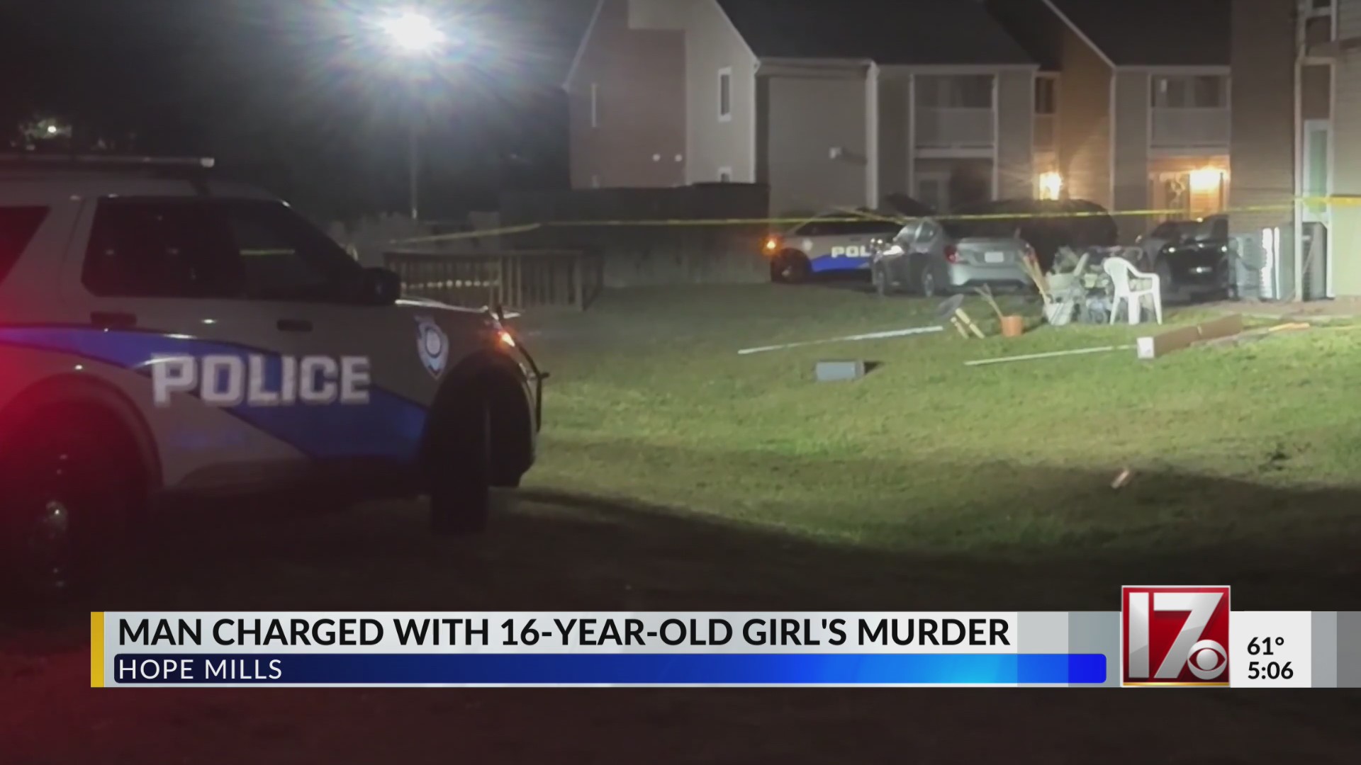 Man charged in 16-year-old girl’s murder in Hope Mills – CBS17.com