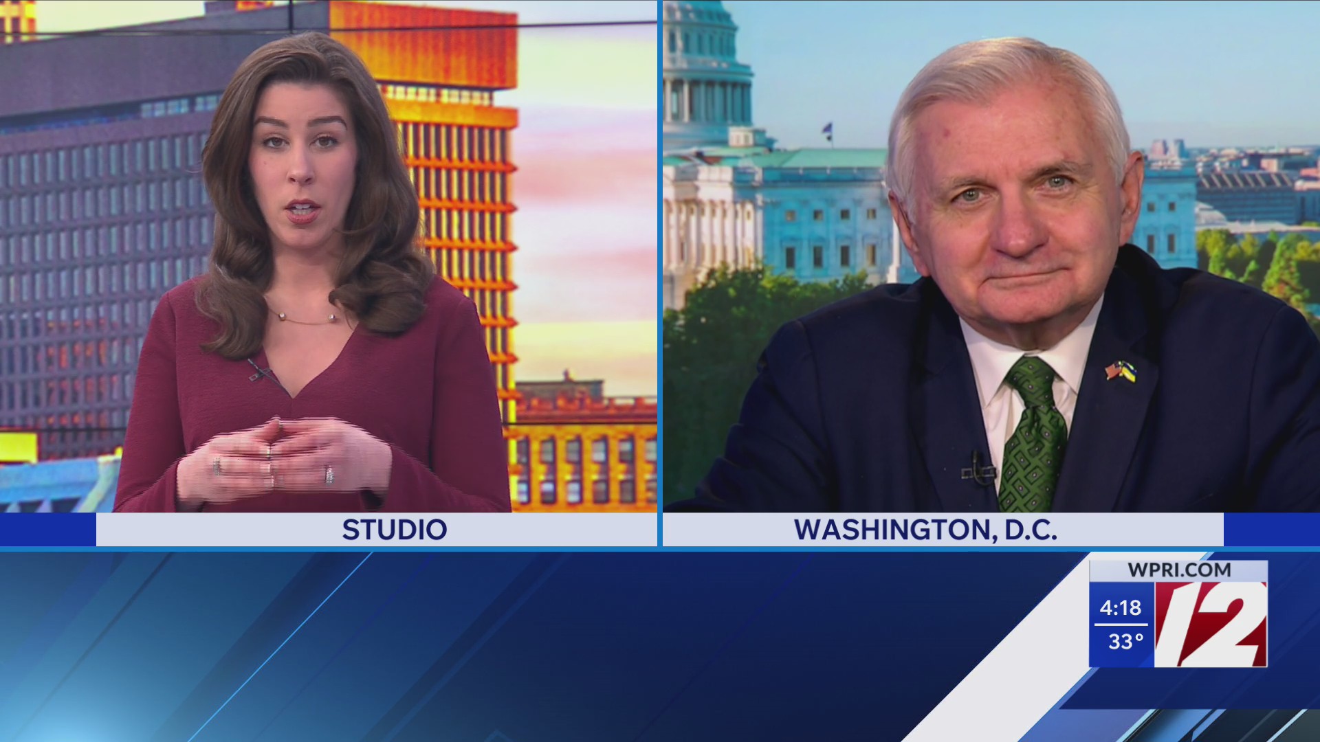 Community Focus: R.I. Senator Jack Reed discusses Venezuela military ...