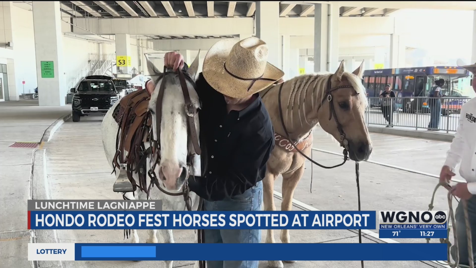 Why are there horses at Armstong International Airport? – WGNO