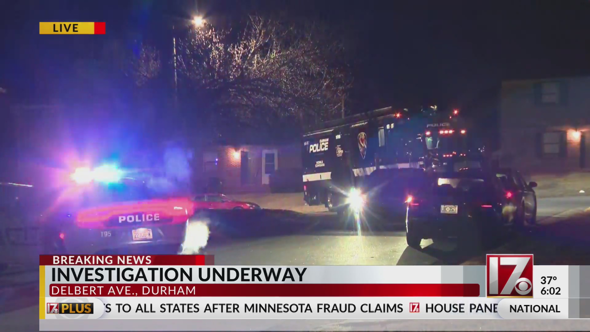 Police investigate after man says family shot in Durham – CBS17.com
