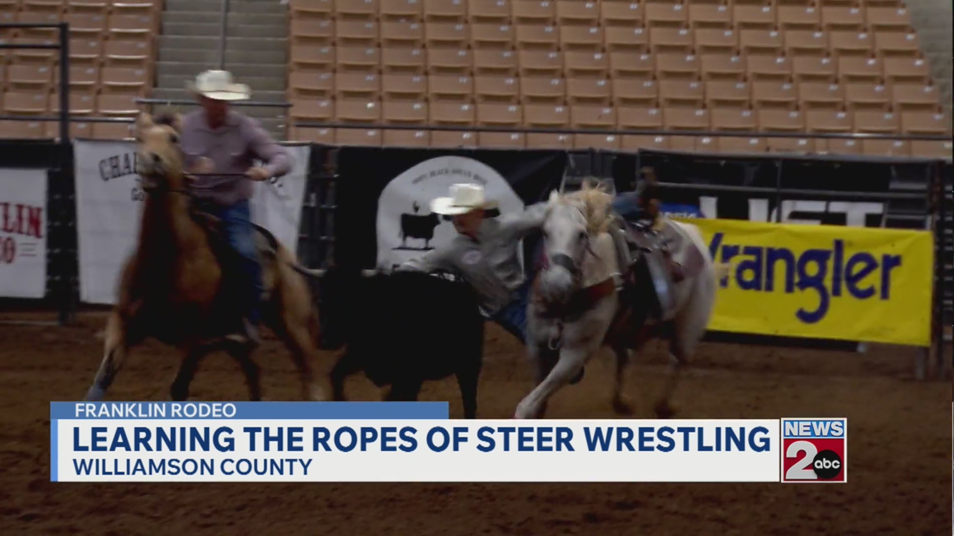 Franklin Rope Franklin Rodeo: Learning the ropes of steer wrestling – WKRN News 2