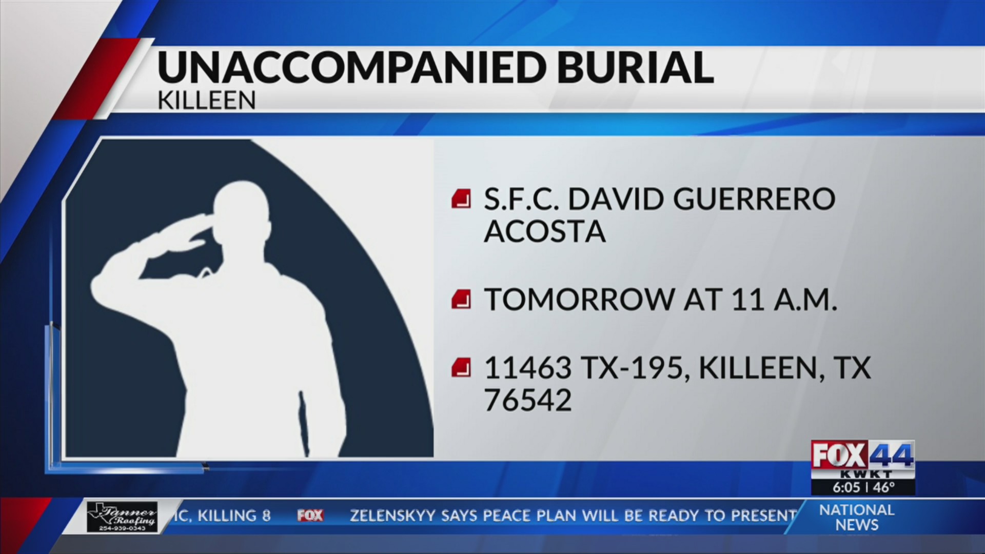 Unaccompanied burial to be held for U.S. Army veteran – KWKT – FOX 44