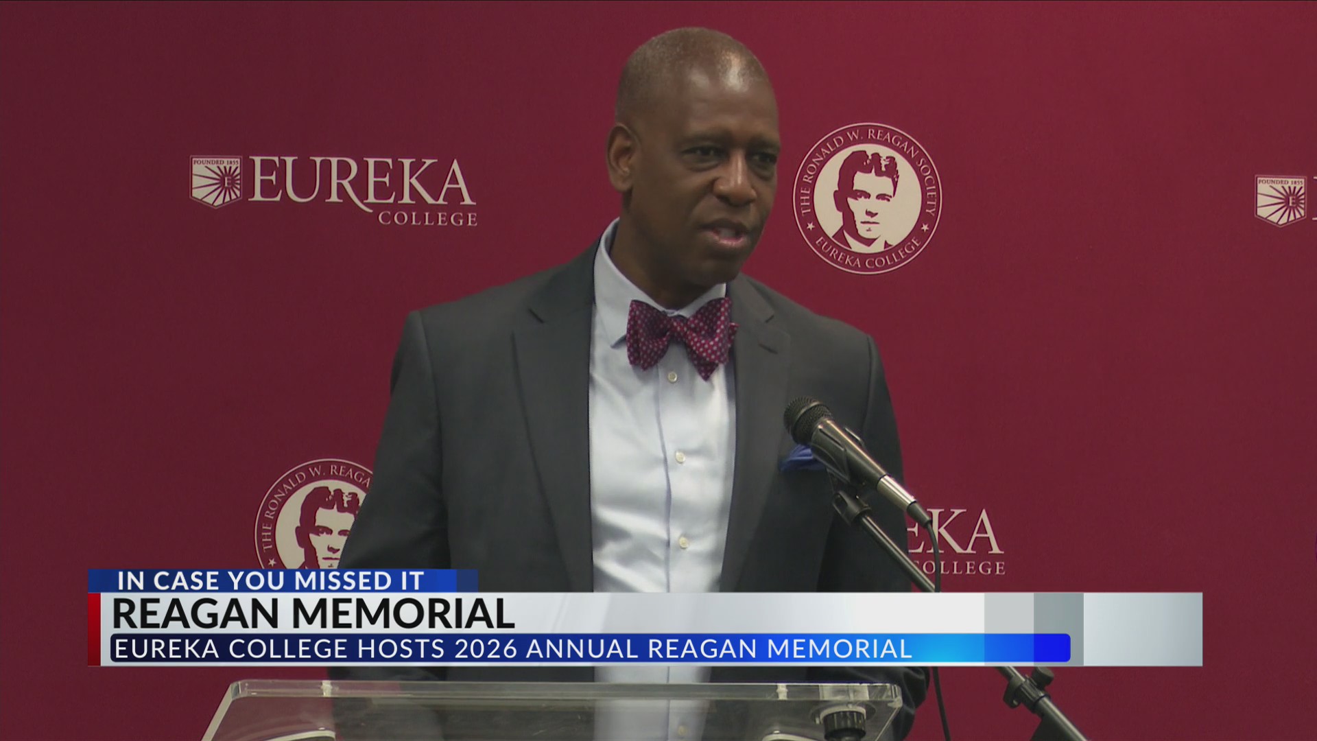 Reagan's legacy celebrated at Eureka College memorial event