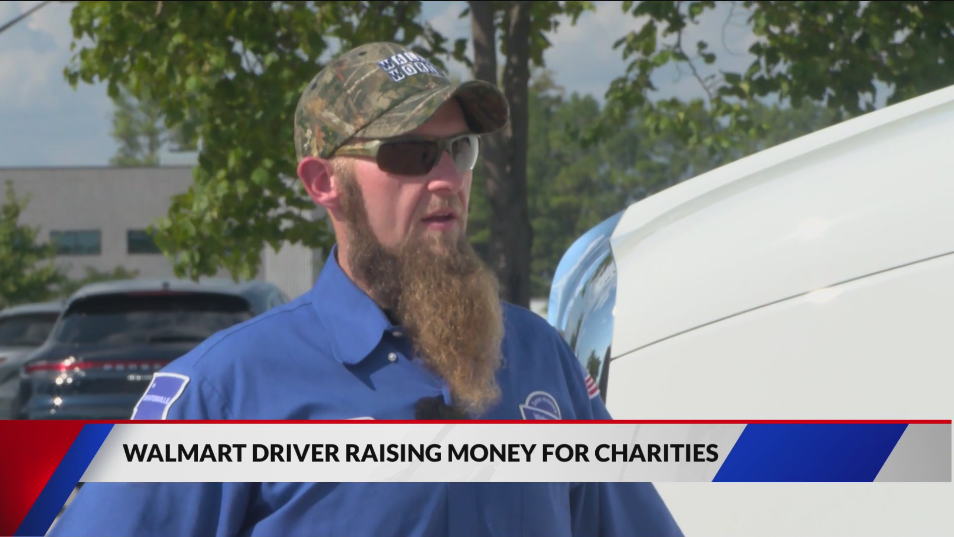 Walmart driver raising money for charities