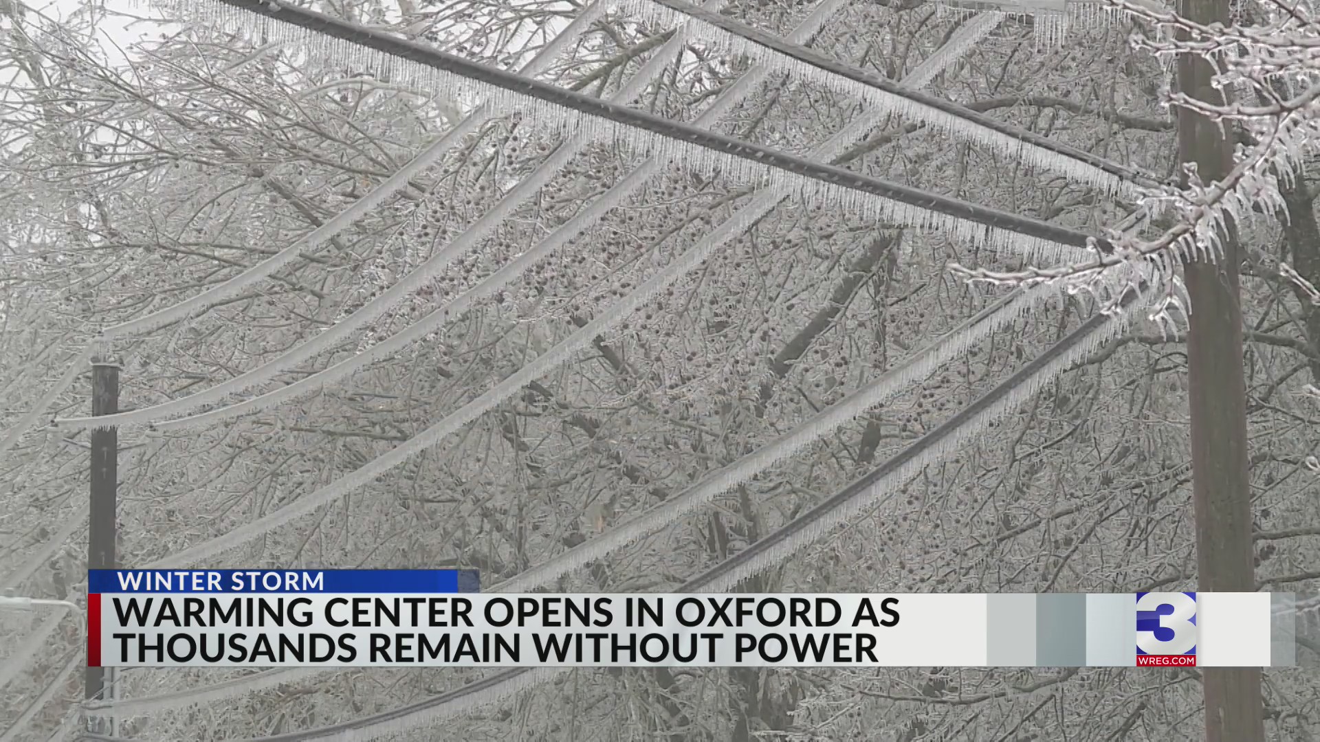 Warming center opens in Oxford as thousands remain without power – WREG.com