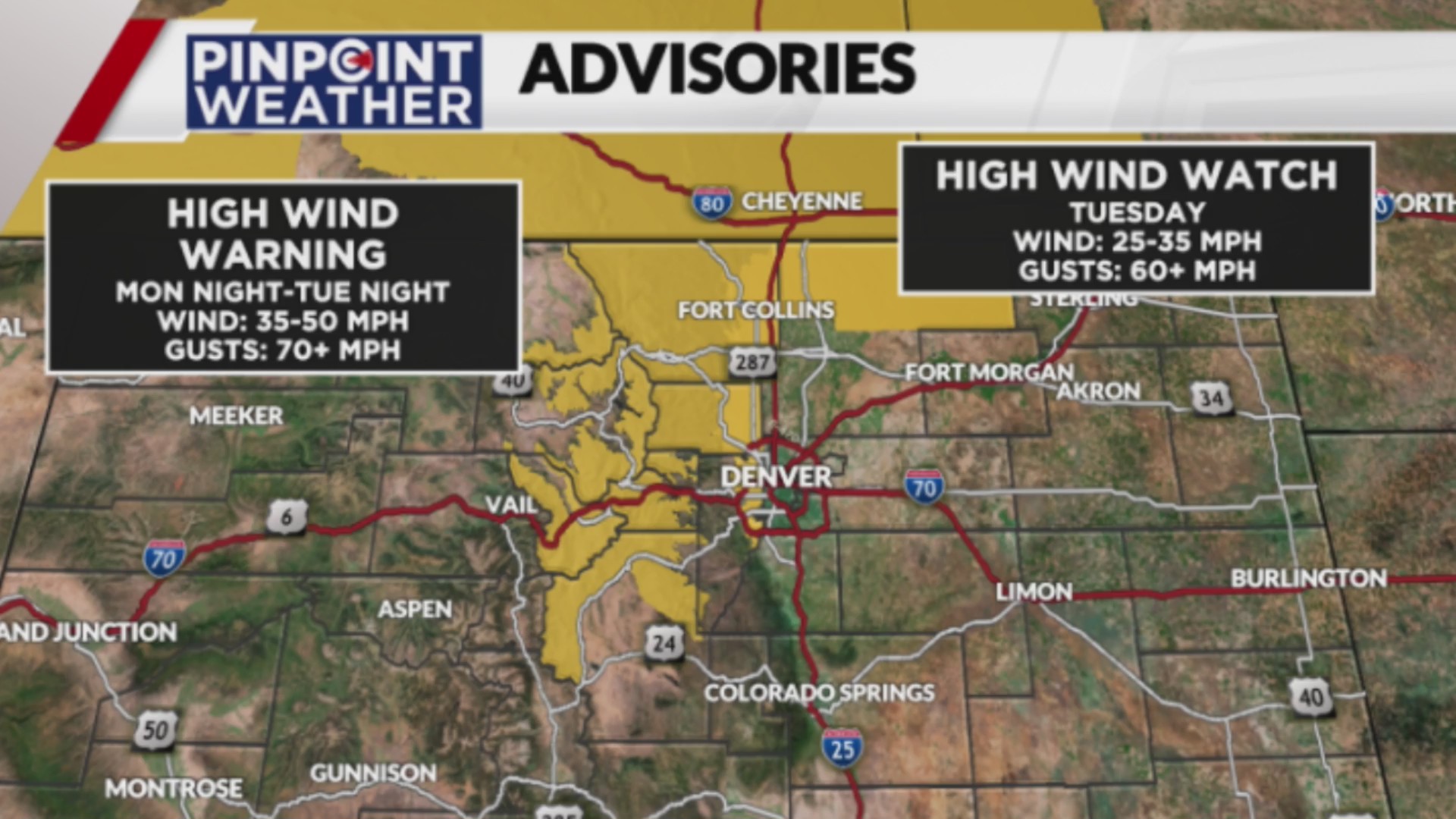 High wind warnings in effect – FOX31 Denver