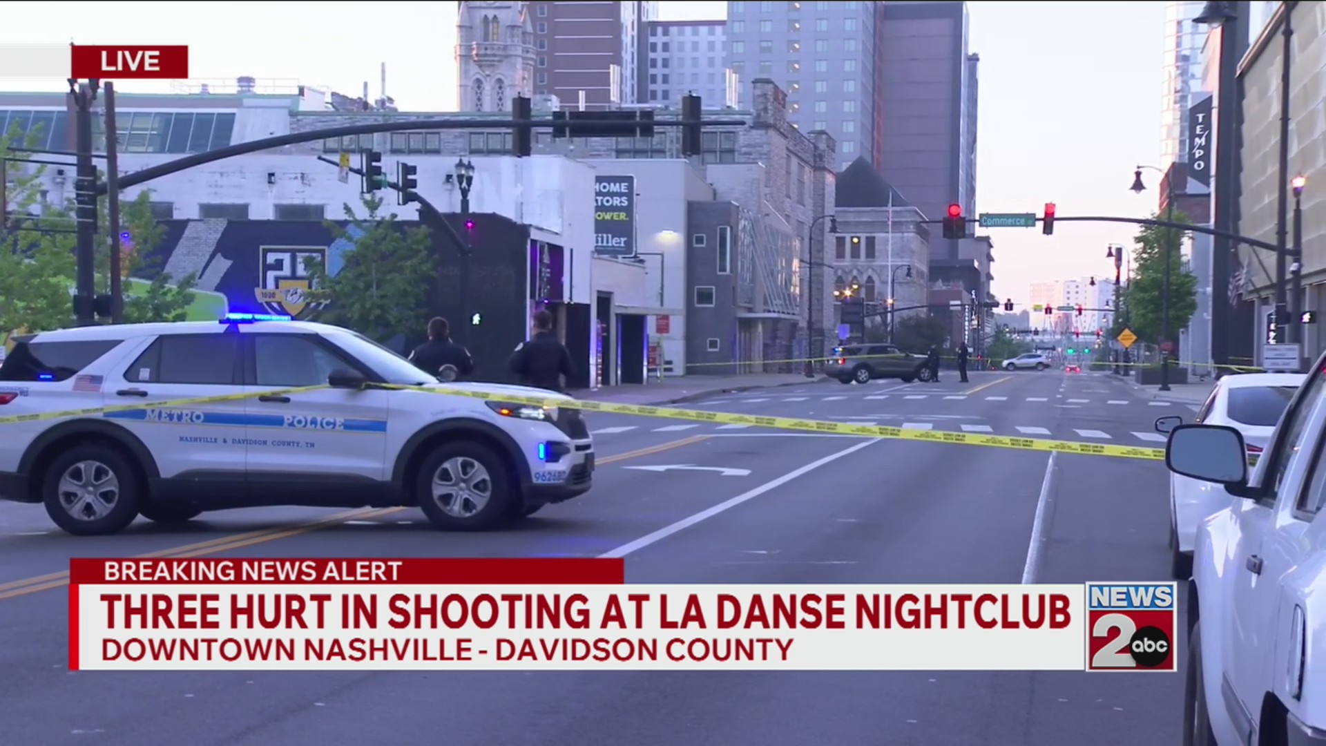 3 injured after shooting in downtown Nashville, police say – WKRN News 2