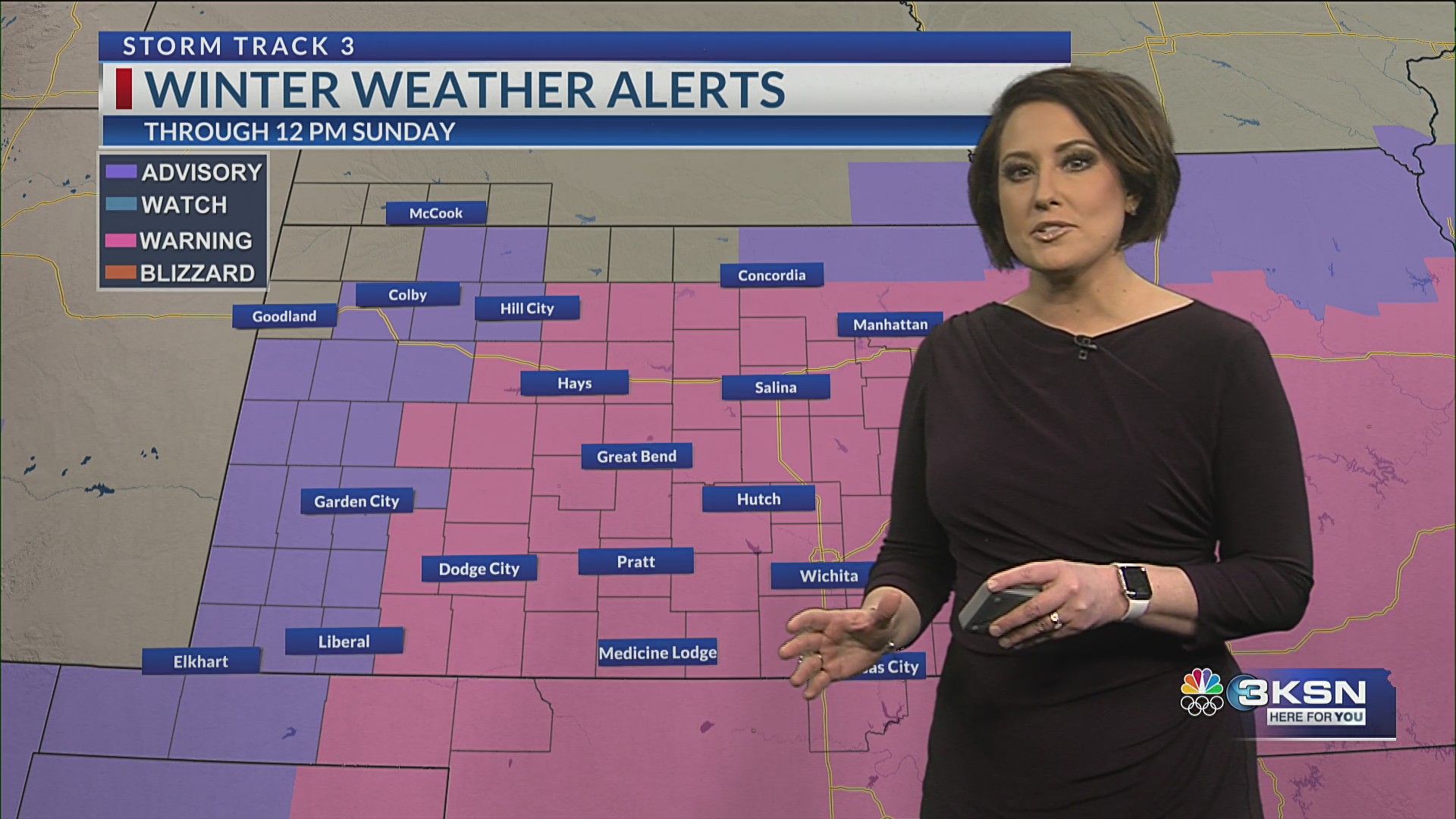 Saturday Evening Weather Update – KSN-TV