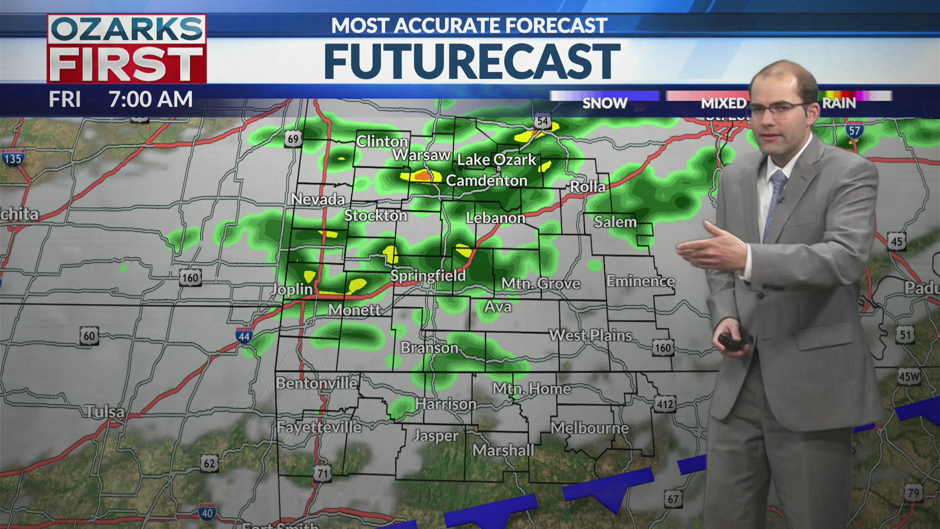 Warming up fast ahead of another cold front and rain chances – KOLR ...