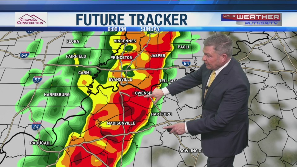 Nice Weekend Ending with Storms Sunday Evening – Eyewitness News (WEHT ...