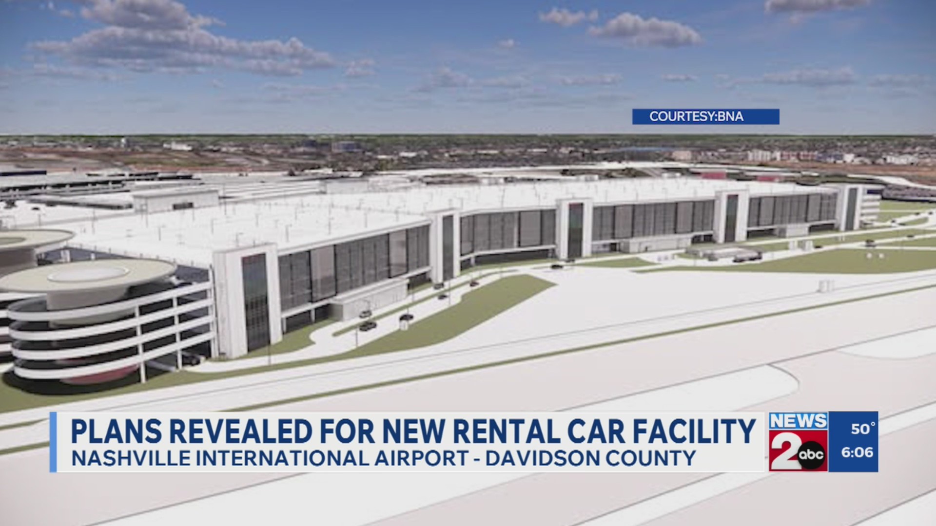 Plans revealed for new rental car facility at BNA – WKRN News 2