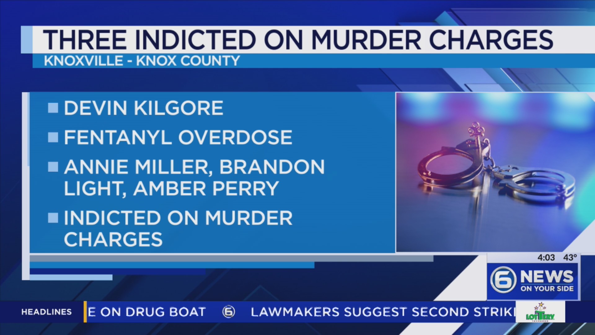 Three indicted on murder charge after 2024 overdose death in Knoxville ...