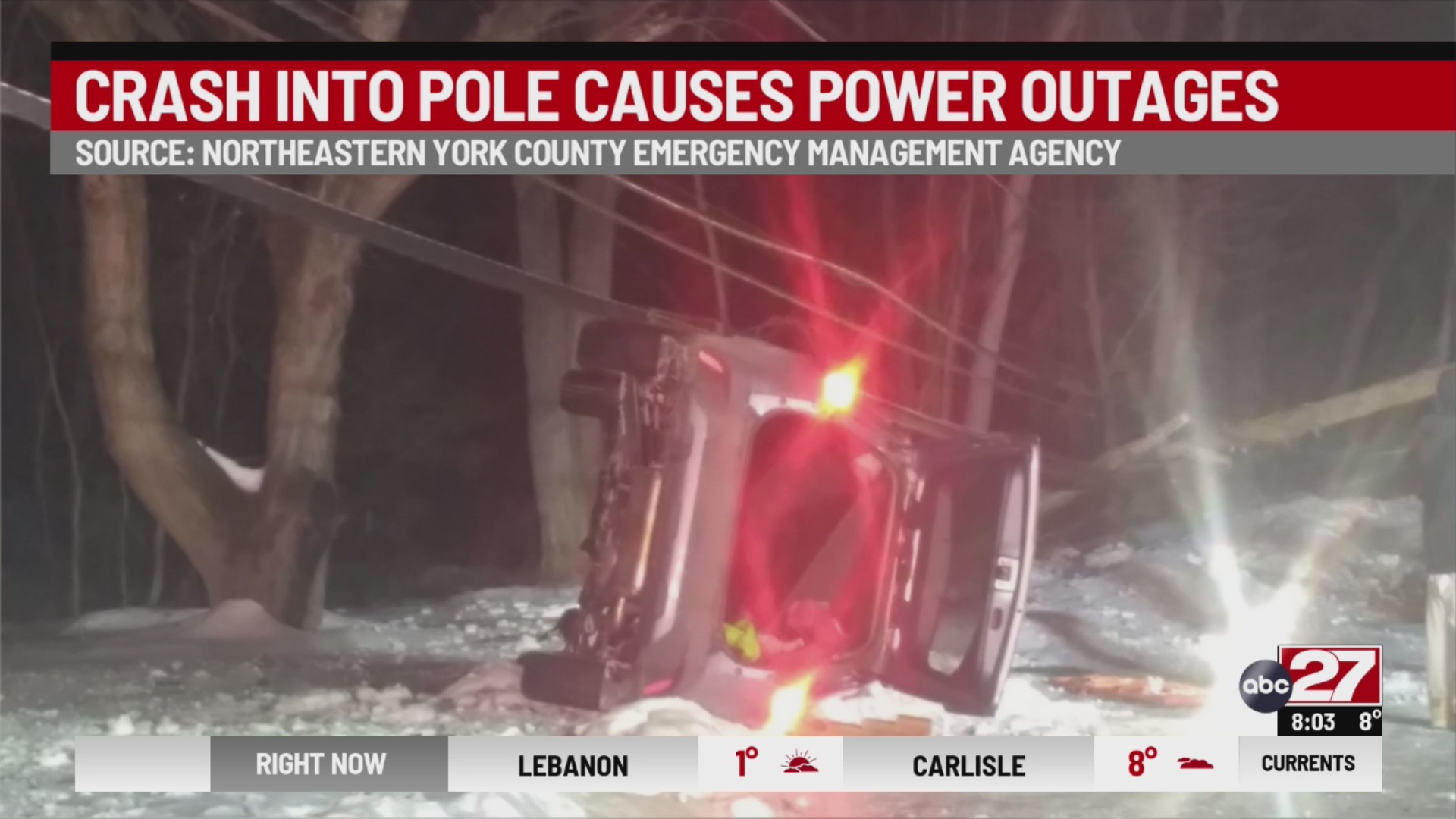 York County road closing indefinitely due to multi-vehicle crash – ABC27