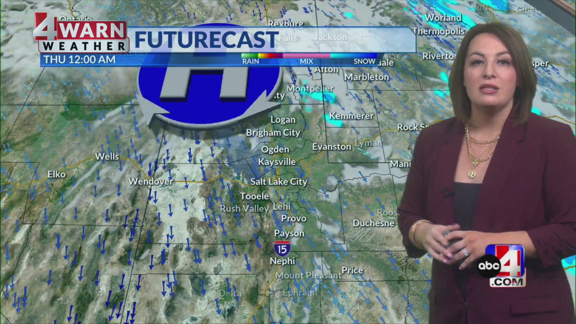 Slight chances for precipitation tomorrow with a warming trend to end ...