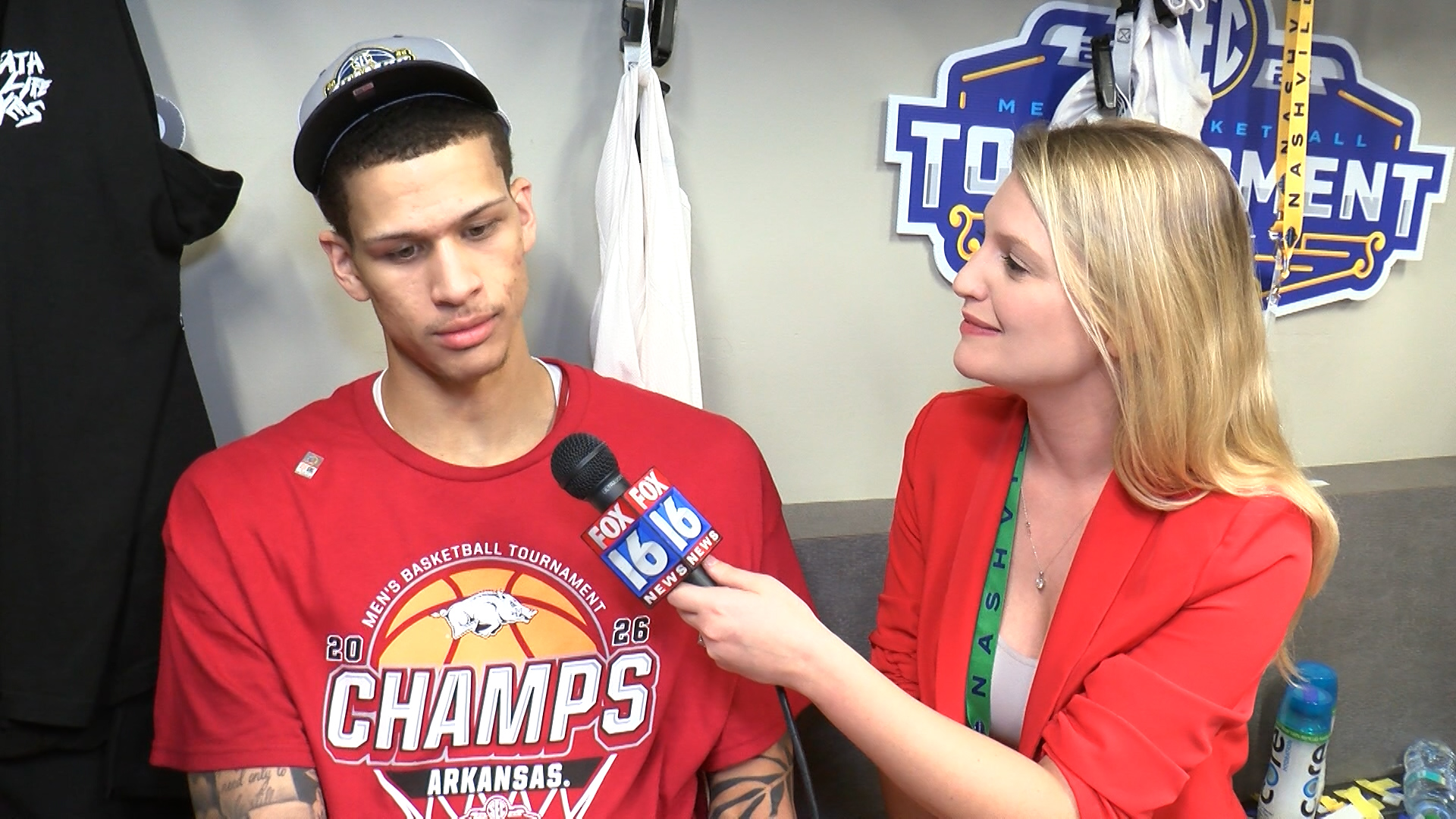 EXCLUSIVE: Trevon Brazile on the Hogs winning an SEC Tournament ...