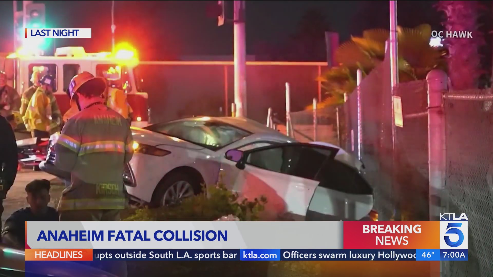 Pregnant woman reportedly killed in multi-car Anaheim crash – KTLA