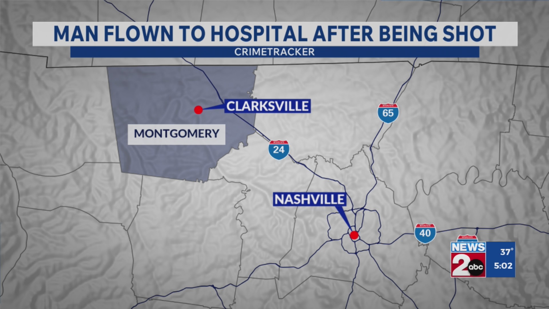 Man shot multiple times at Clarksville home – WKRN News 2