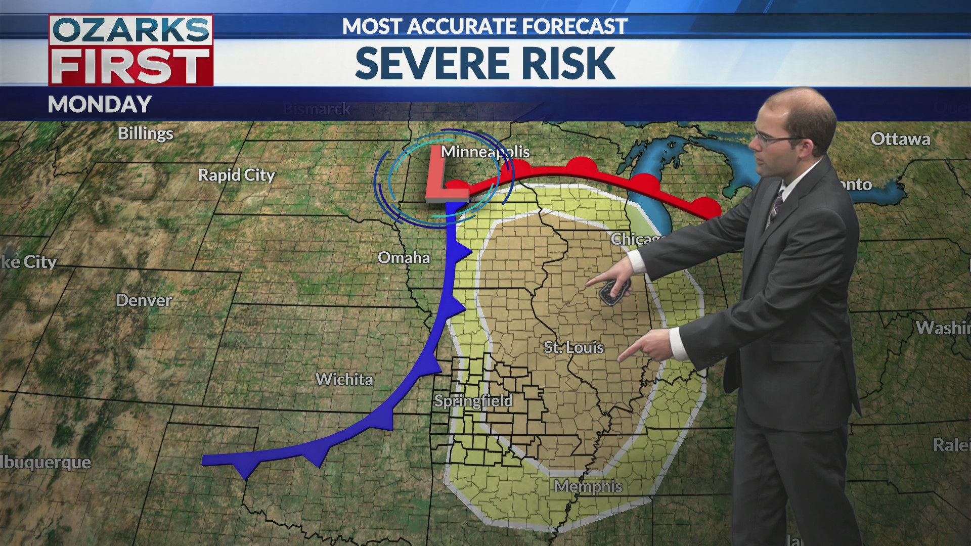 Watching Monday for next severe storm risk – KOLR – OzarksFirst.com