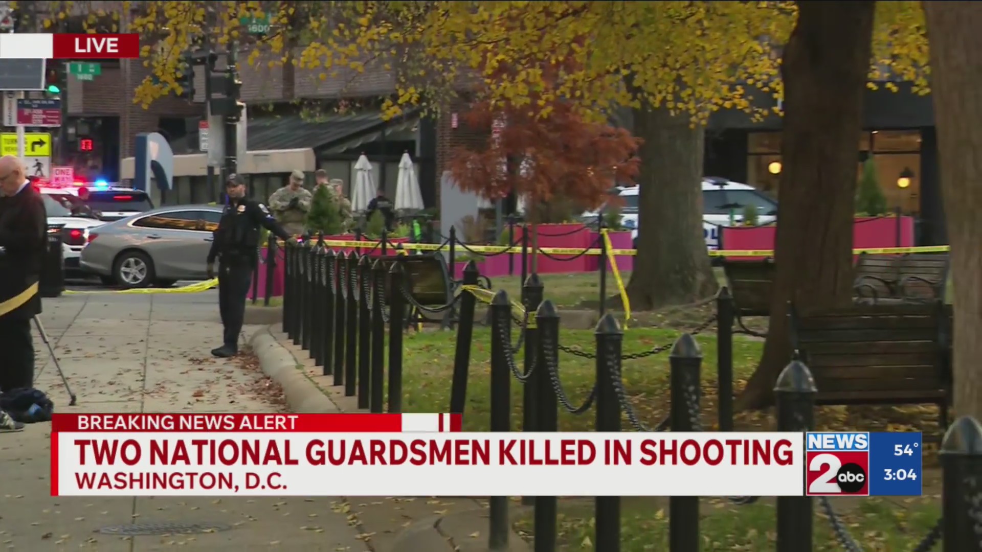 Two National Guard members dead after being shot near White House ...