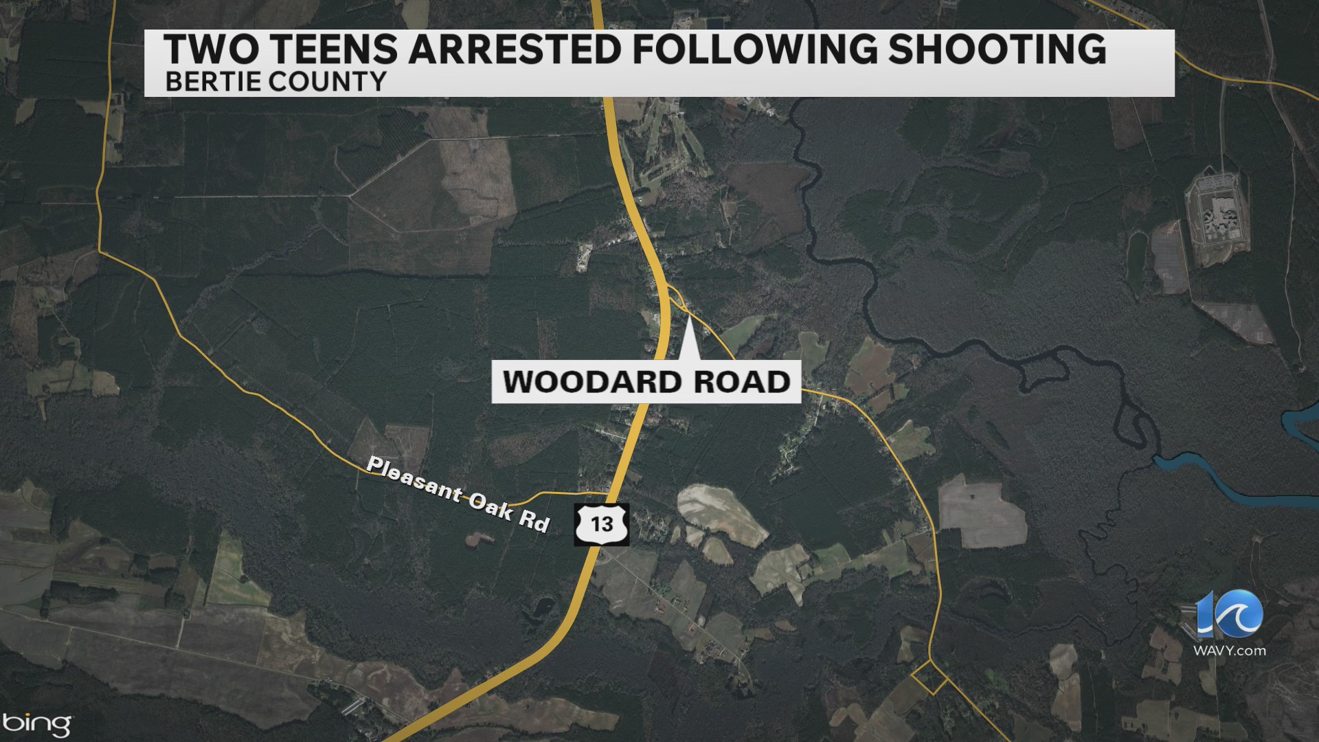 Second teenager charged in Bertie County shooting – WAVY.com
