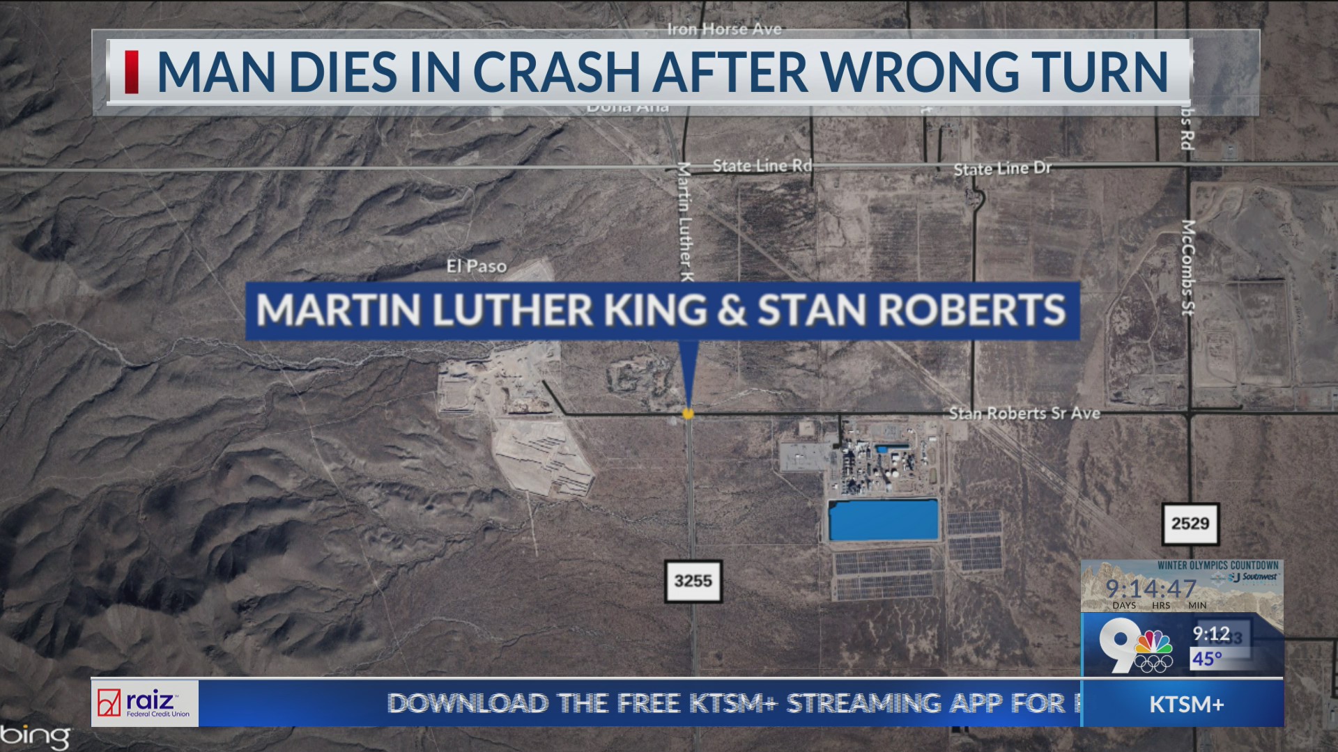 Man dies in crash after wrong turn in Northeast El Paso – KTSM 9 News