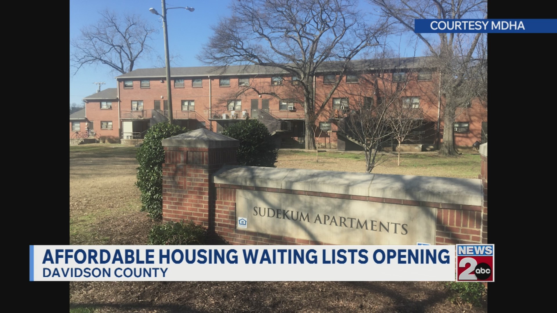 Affordable housing waiting lists opening – WKRN News 2
