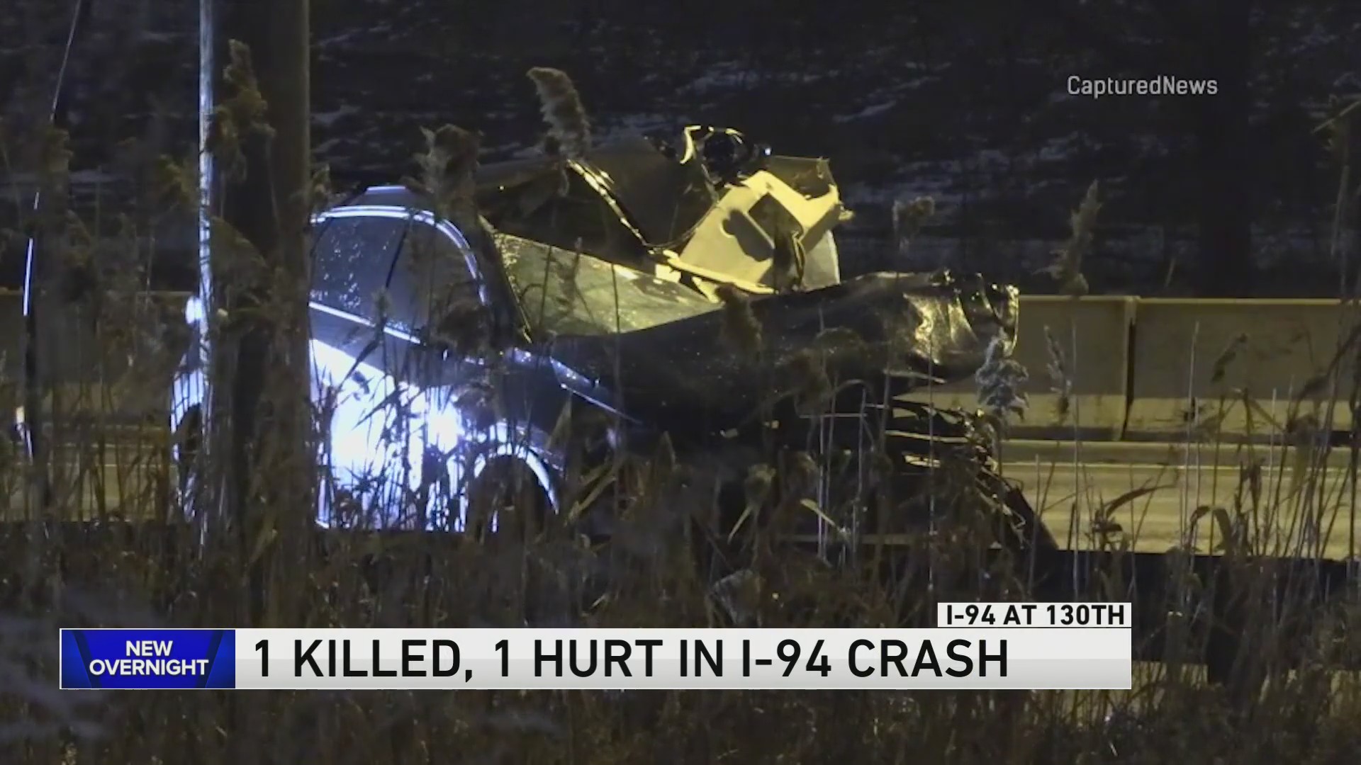 1 person killed in crash with semi-truck overnight on Bishop Ford ...