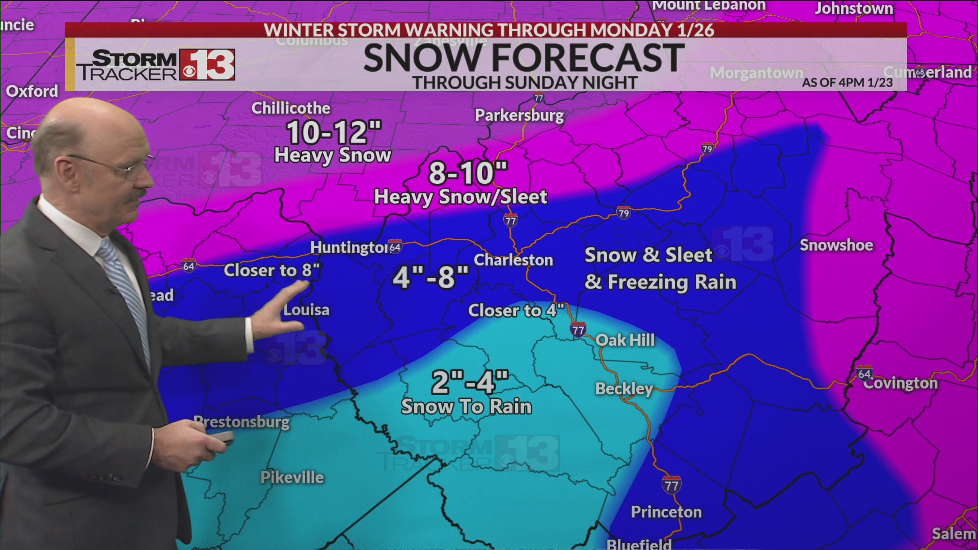 Friday in-depth forecast for weekend winter storm – WOWK 13 News