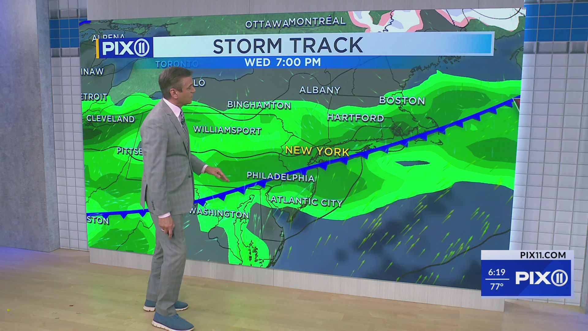 Rain showers followed by a rollercoaster ride with the temperatures – PIX11
