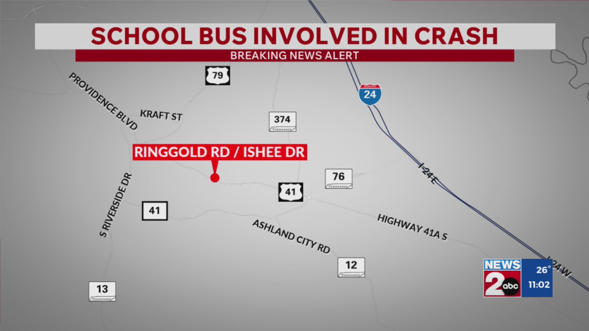 Clarksville school bus involved in crash – WKRN News 2