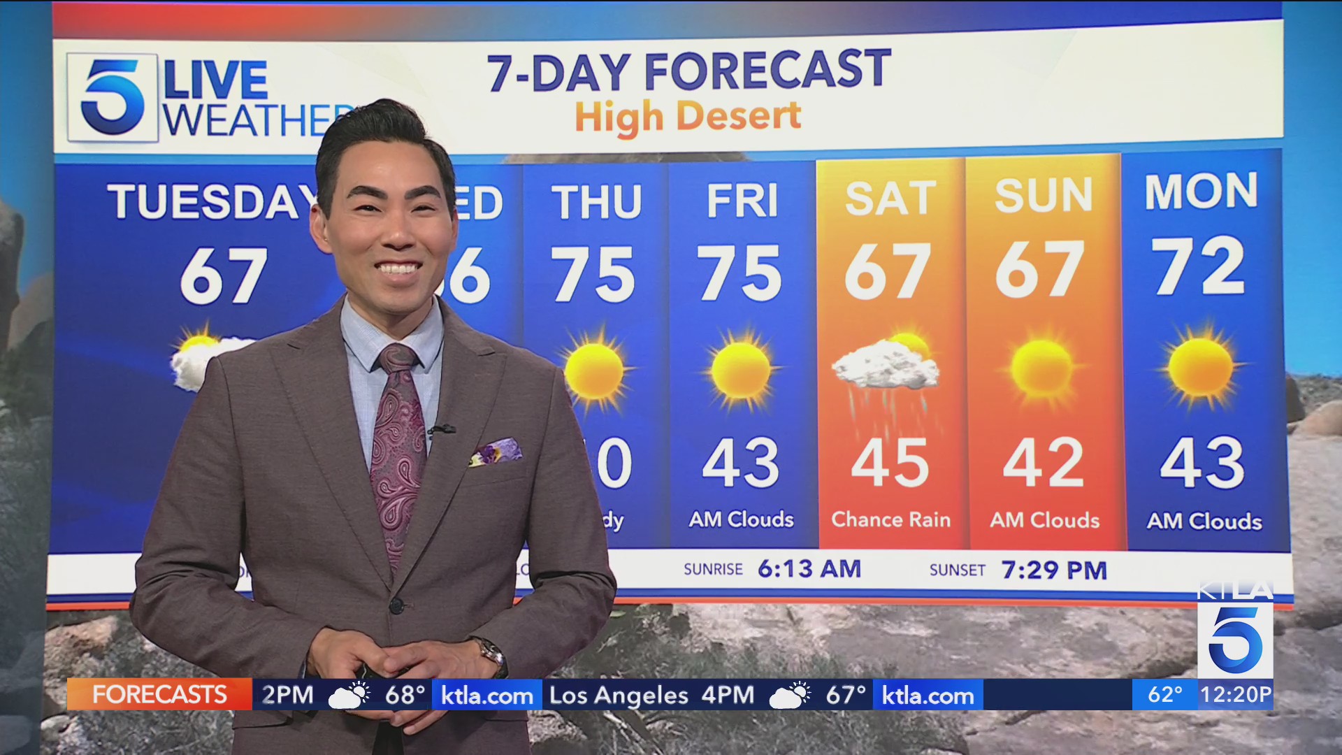 Late-season storm to bring light rain to Southern California – KTLA