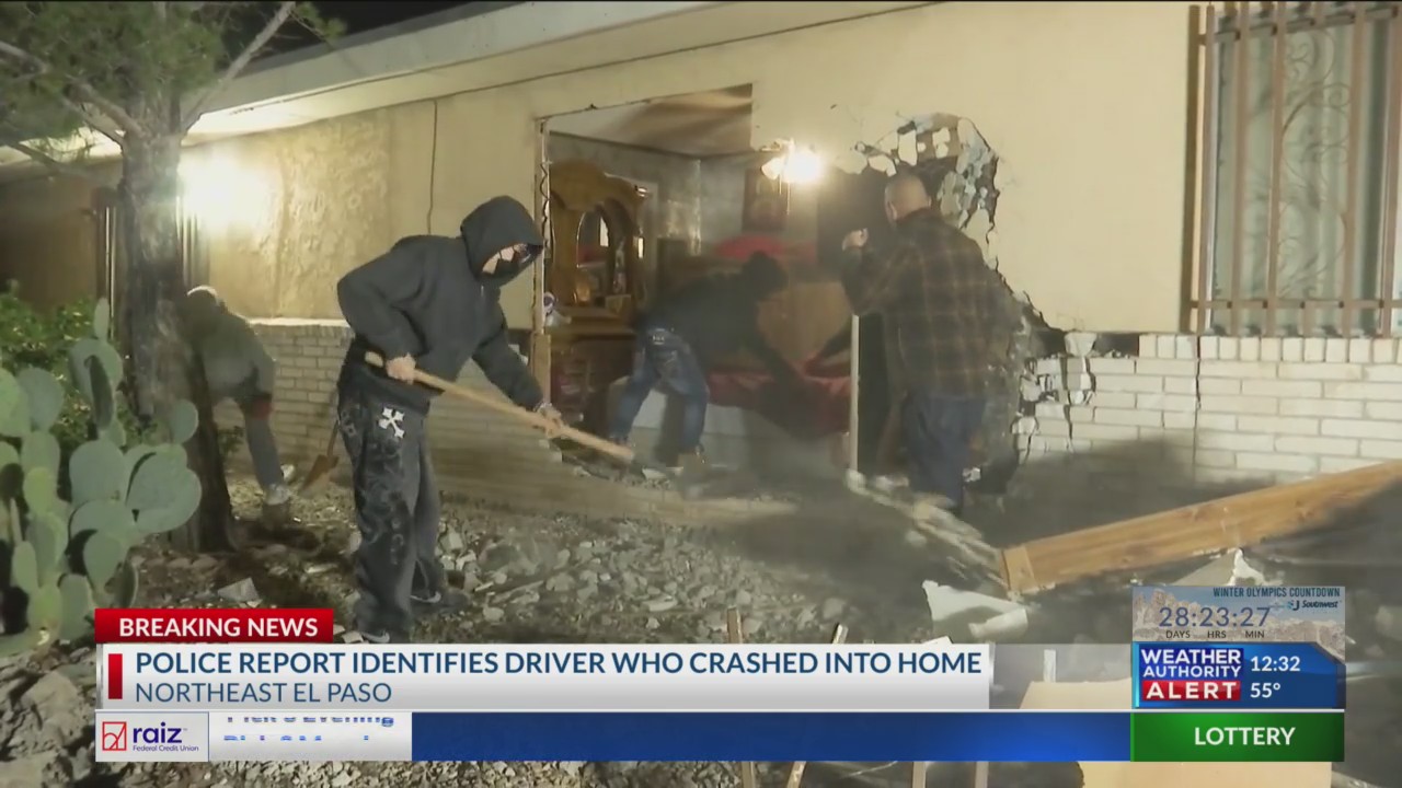 Police report identifies driver who crashed into Northeast El Paso home ...